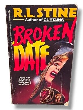 Broken Date R.L. Stine 1st Edition Vintage YA Thriller Paperback Point Horror